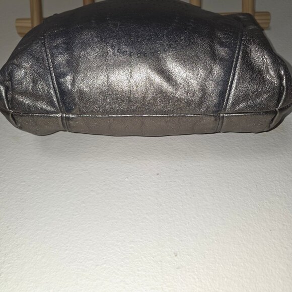 Authentic Salvatore Ferragamo Metallic Leather Gancini Tote – Made in Italy - Picture 15 of 16